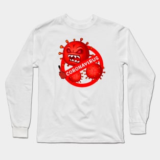 Fuck corona virus Long Sleeve T-Shirt